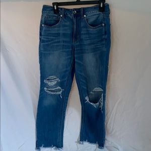 American Eagle high rise tom girl jeans